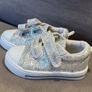 Sparkly Silver toddler  Shoes NWOT